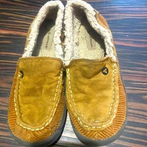 Airwalk super comfy boys tan loafers size 2
